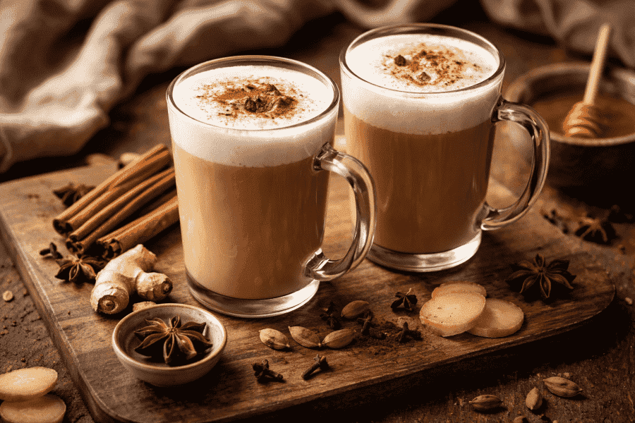 Chai latte : le faire soi-même avec de vraies épices !