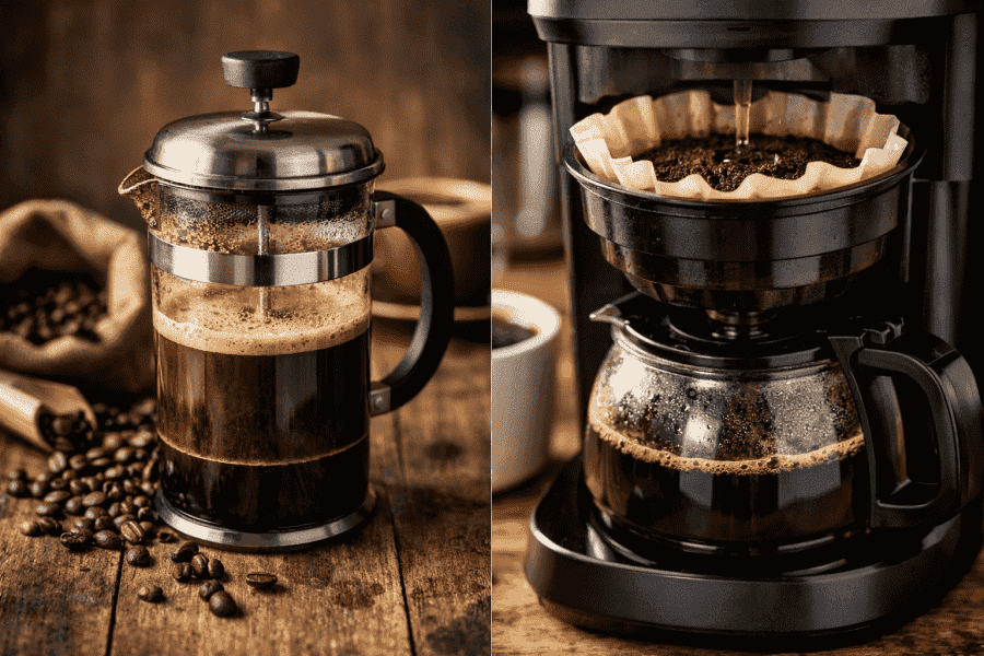 Quelle est la différence entre la French press et le café filtre ?