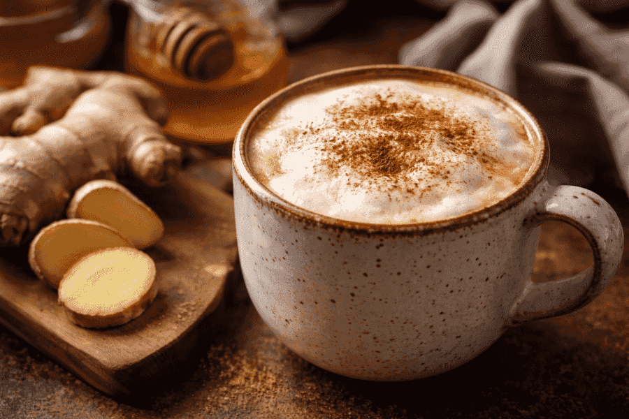 Cappuccino au gingembre : Café avec du caractère