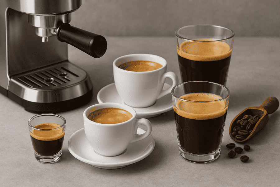 Espressos bien préparés
