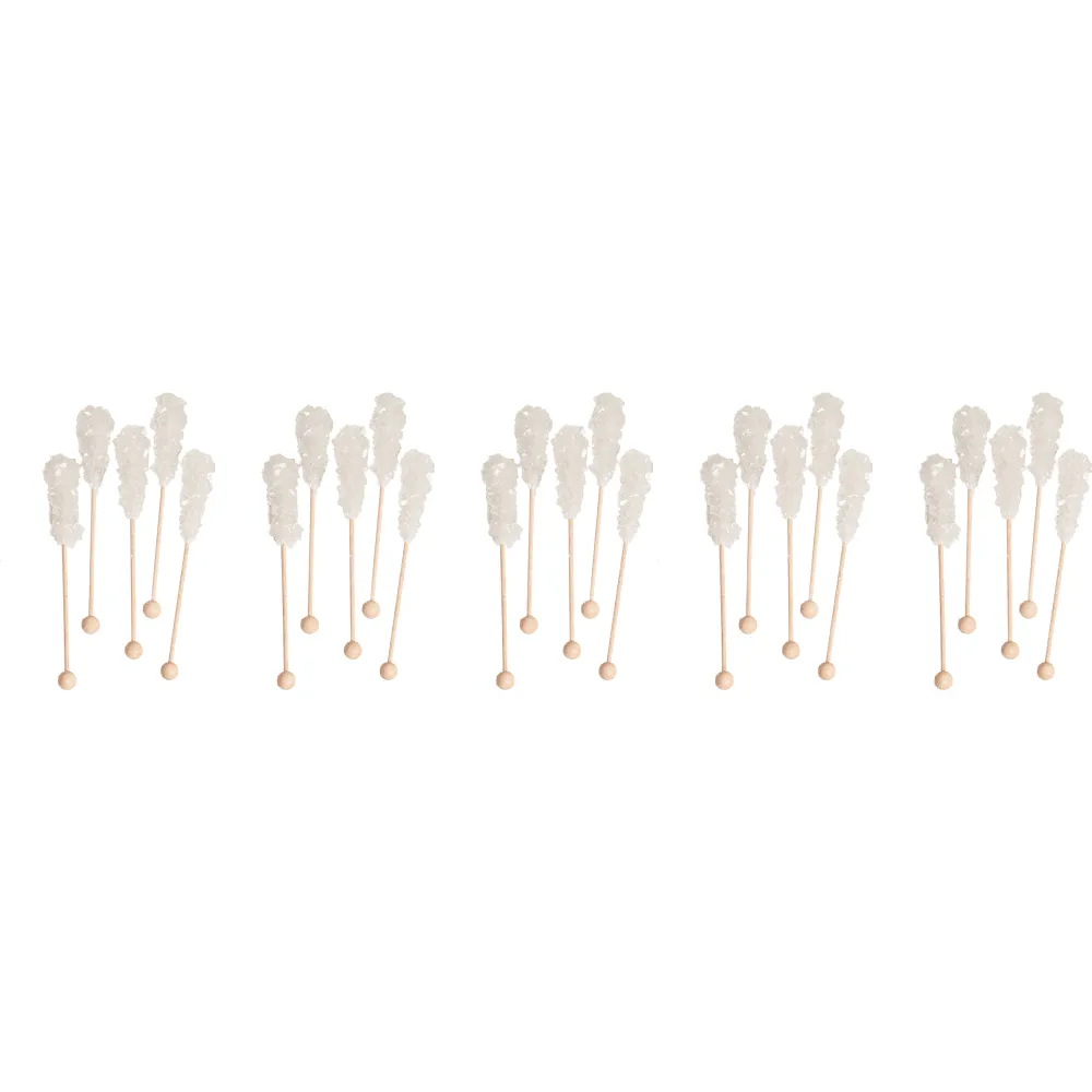 Bâtonnets de sucre candi blanc