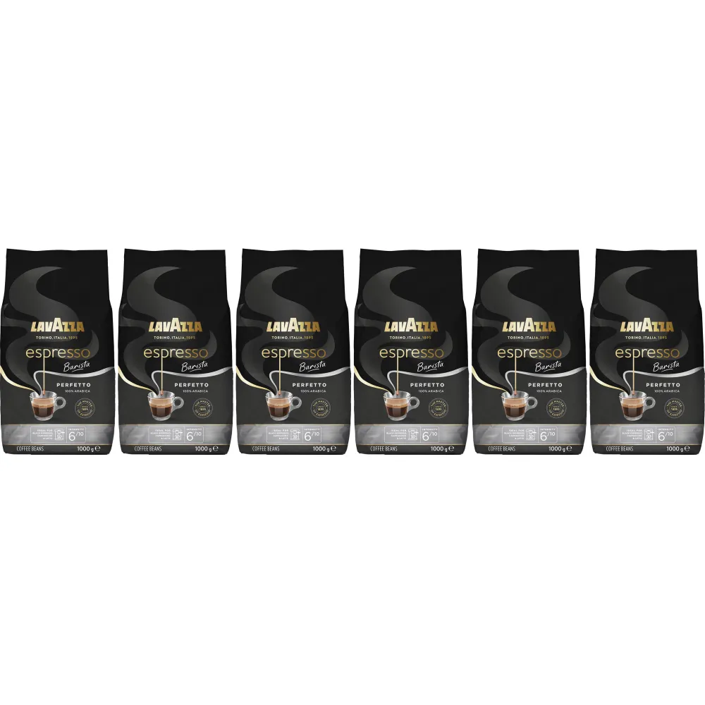 Lavazza Espresso Barista Perfetto - Café en grain - 6 x 1 kilo