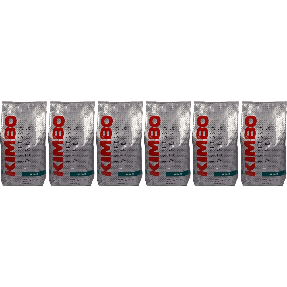 Kimbo Vending Audace - café en grains - 6 x 1 kilo