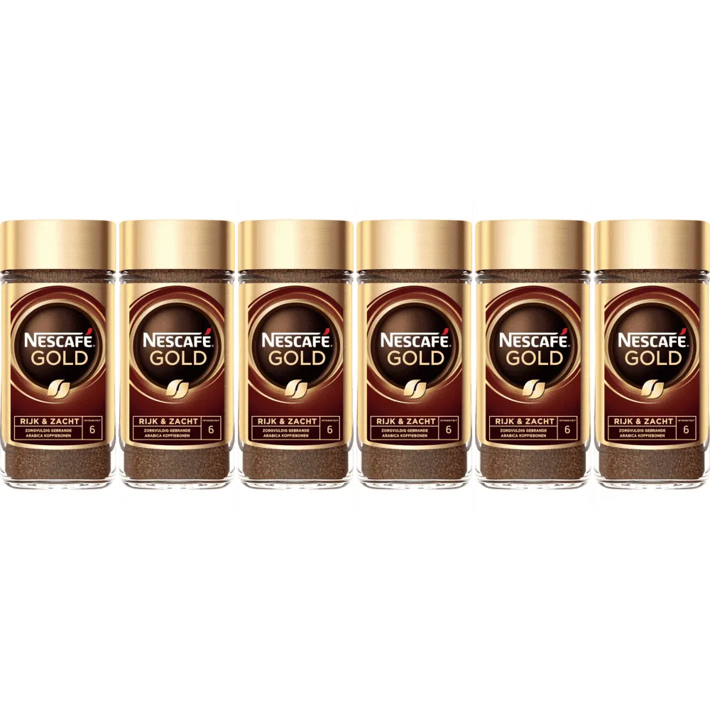 Nescafé Gold - café soluble - 6 x 200 gram