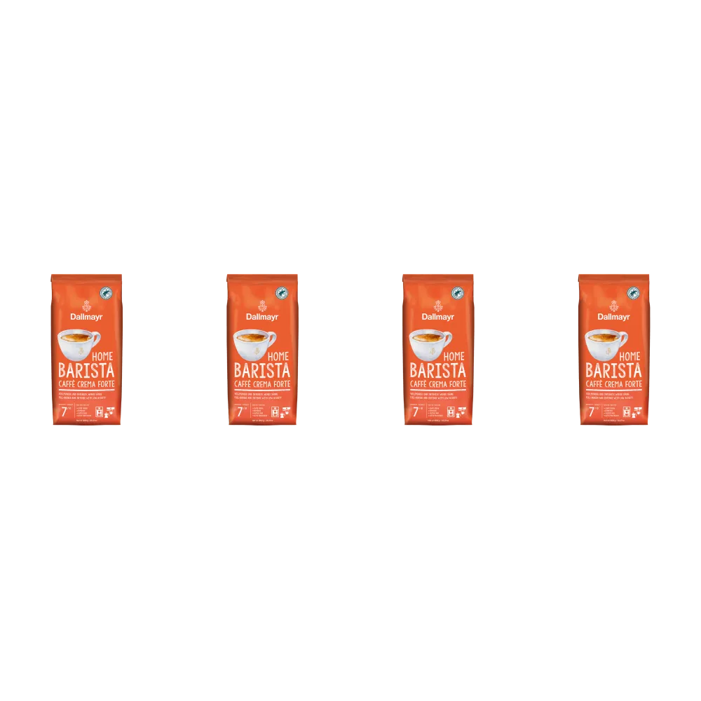 Dallmayr Home Barista Caffè Crema Forte - café en grains - 4 x 1 kilo
