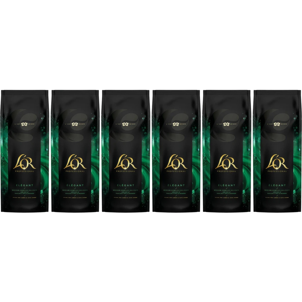 L'OR Espresso Élégance - Grains de café - 6 x 1 kilo