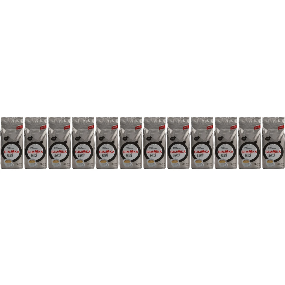 Gimoka Gusto Ricco - café en grains - 12 x 1 kilo