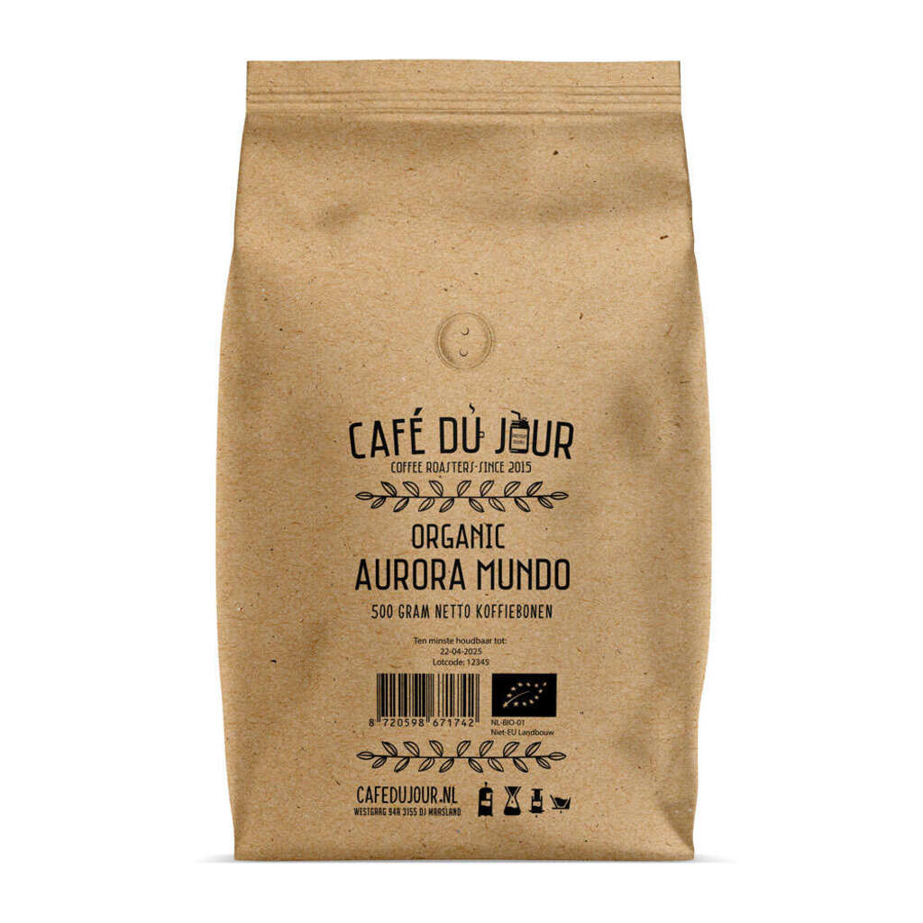 Café du Jour Organic Aurora Mundo
