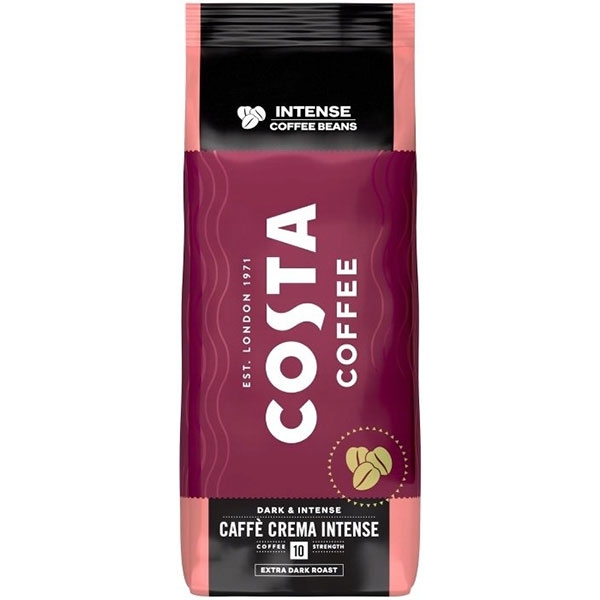 Costa Coffee Caffè Crema Intense - café en grains - 6 x 1 kilo