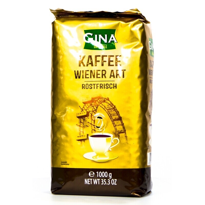 Gina Wiener - Café en grain - 6 x 1 kilo