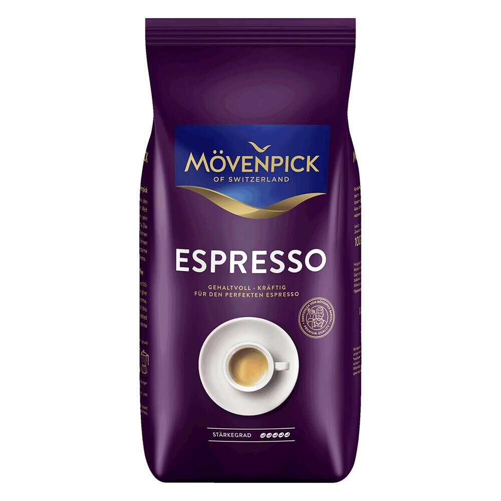 Mövenpick Espresso - Café en grain - 4 x 1 kilo