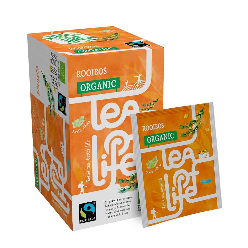 Rooibos - Bio & Fairtrade - Tea of Life - 25 sachets de thé