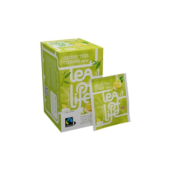 Green Tea Lemon - Fairtrade - Tea of Life - 25 theezakjes