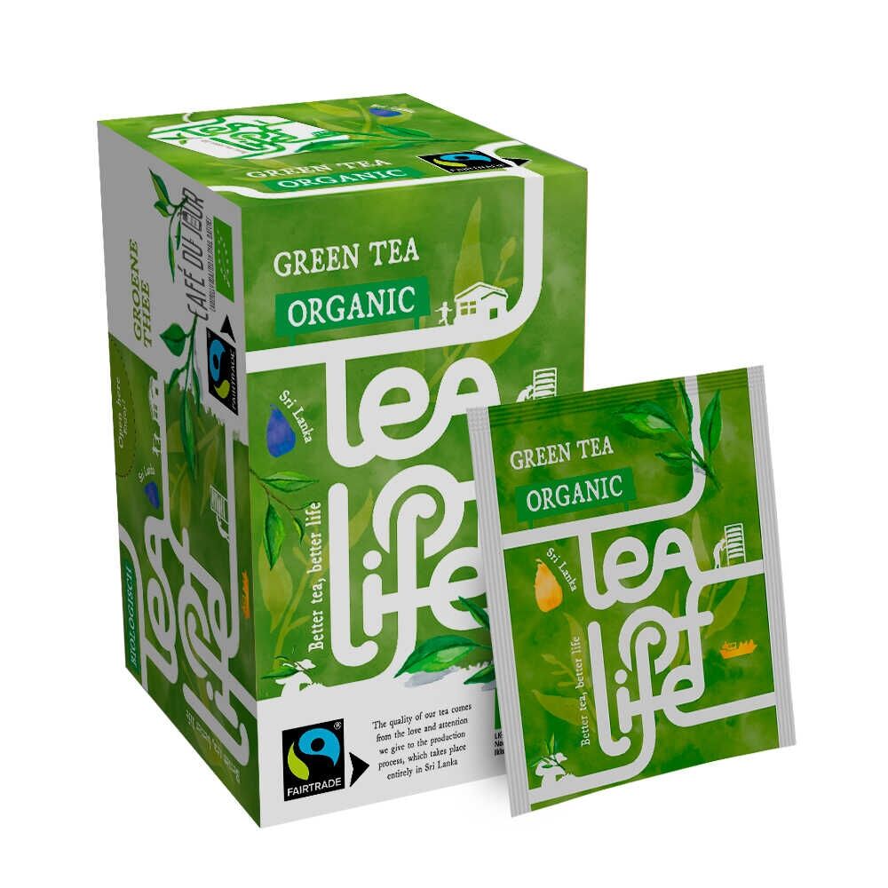 Thé vert - Bio & Fairtrade - Tea of Life - 25 sachets de thé