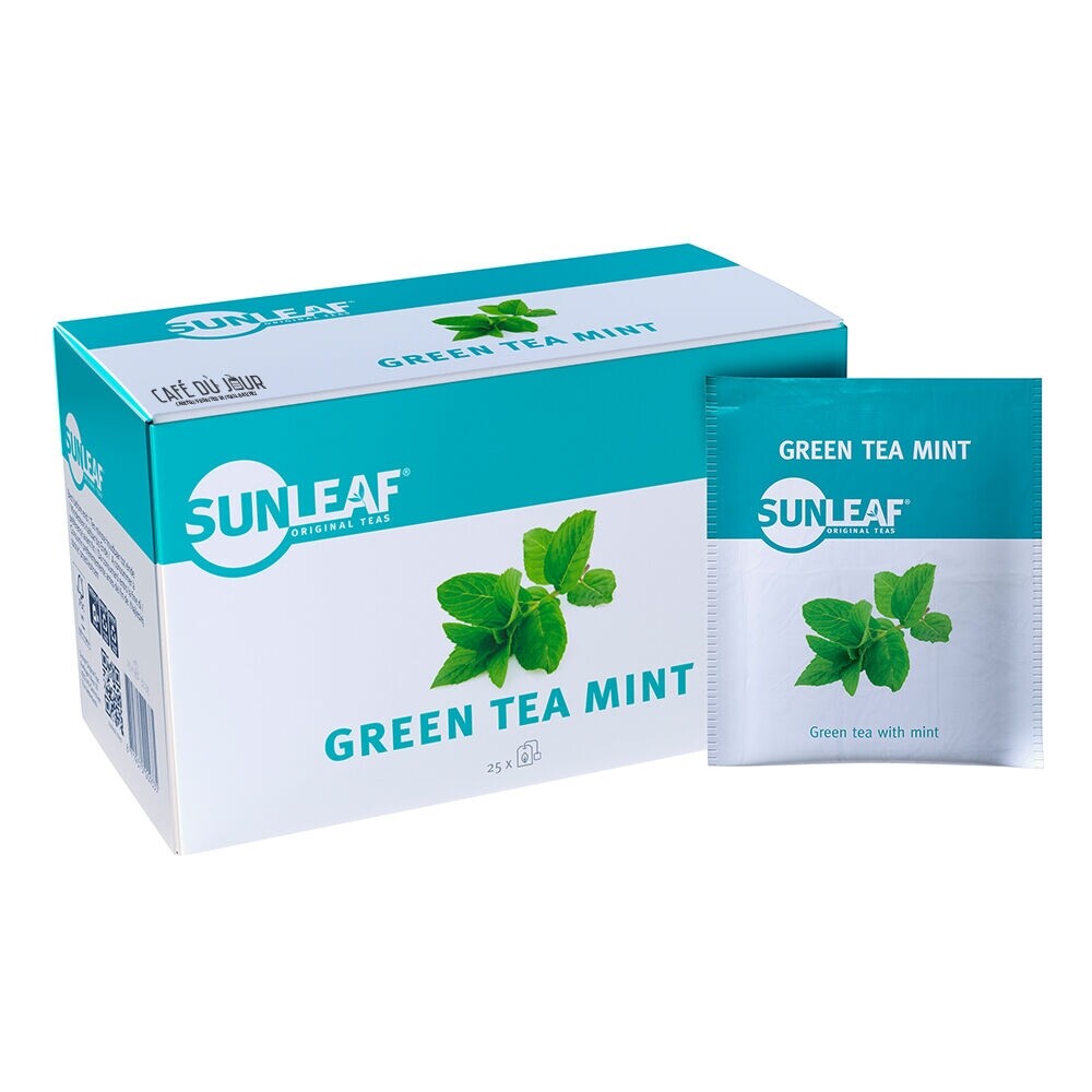 Thé Vert Menthe - Sunleaf - 25 sachets de thé