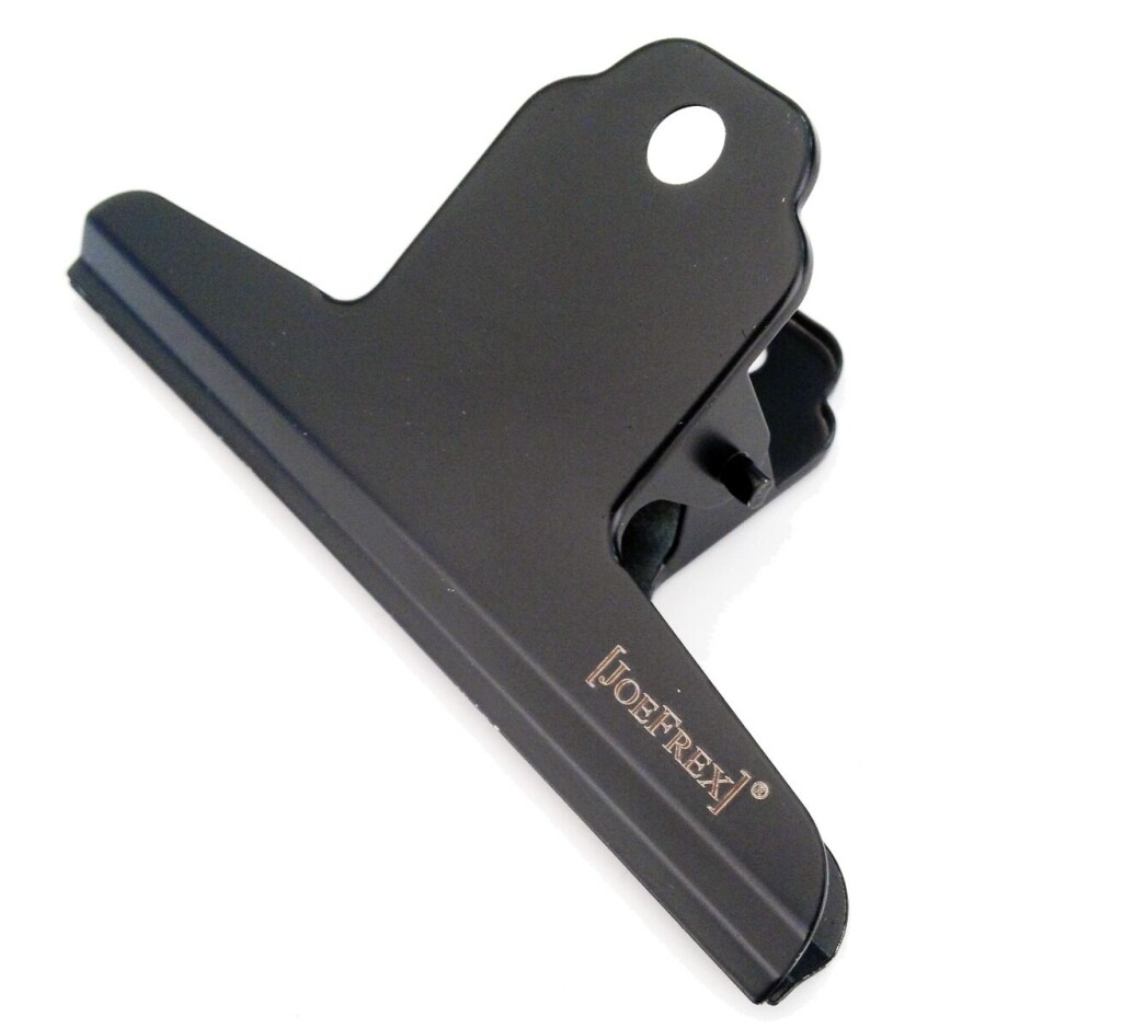 JoeFrex scelle les sachets de café - pince à café noire - 1 pièce