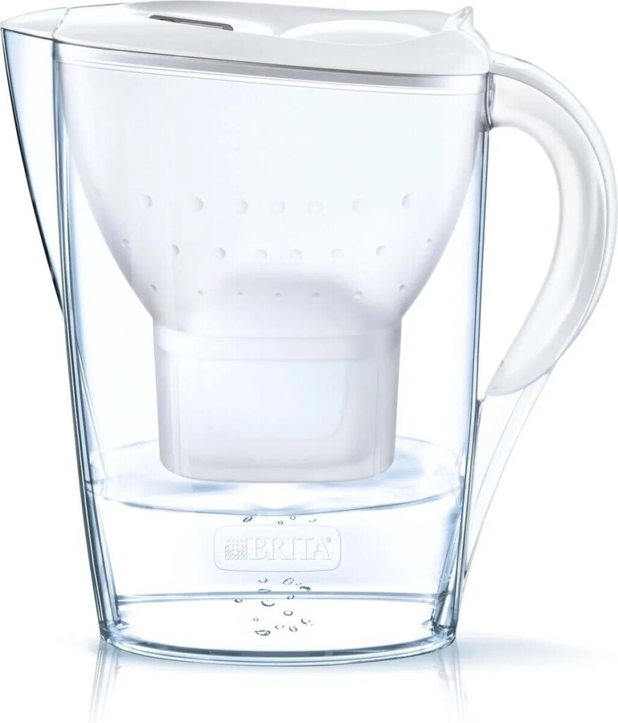 Brita - Carafe filtrante Marella Blanche + 1 cartouche Maxtra 2,4L