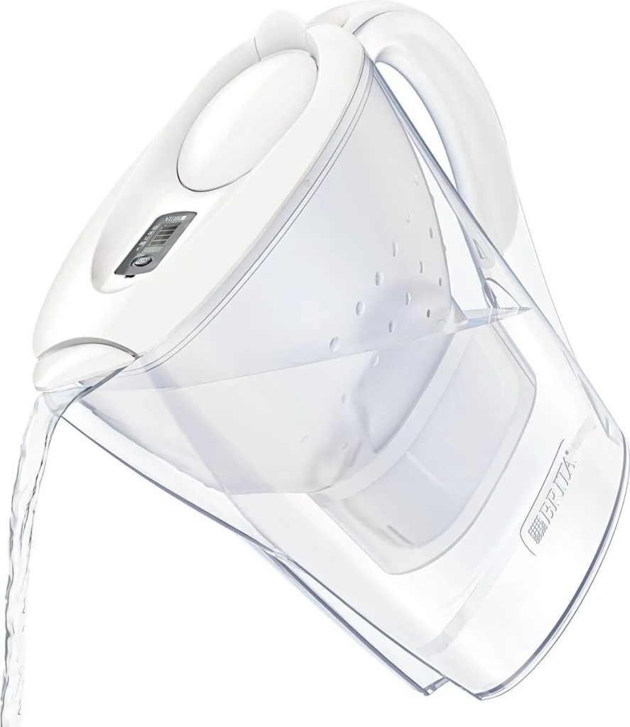 Brita - Carafe filtrante Marella Blanche + 1 cartouche Maxtra 2,4L