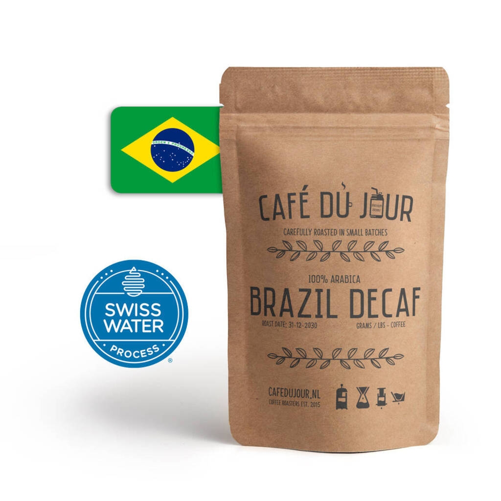 Café du Jour 100 % arabica décaféiné Brésil Swiss Water®