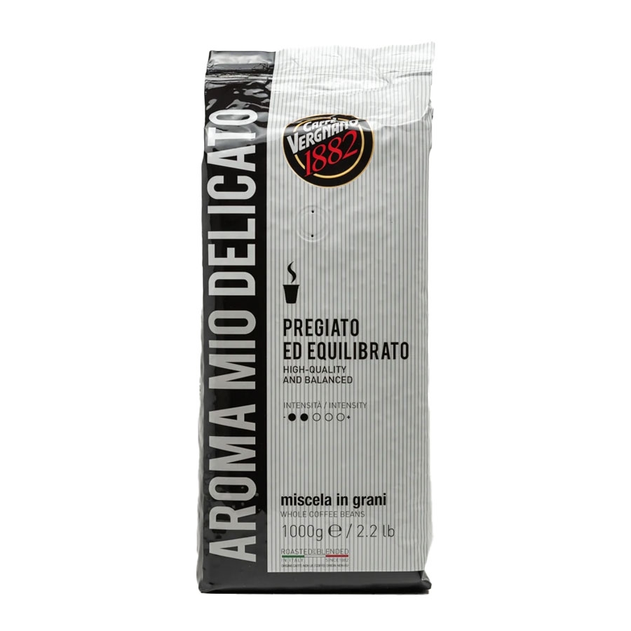 Caffe Vergnano 1882 aroma mio delicato - café en grains - 1 kilo