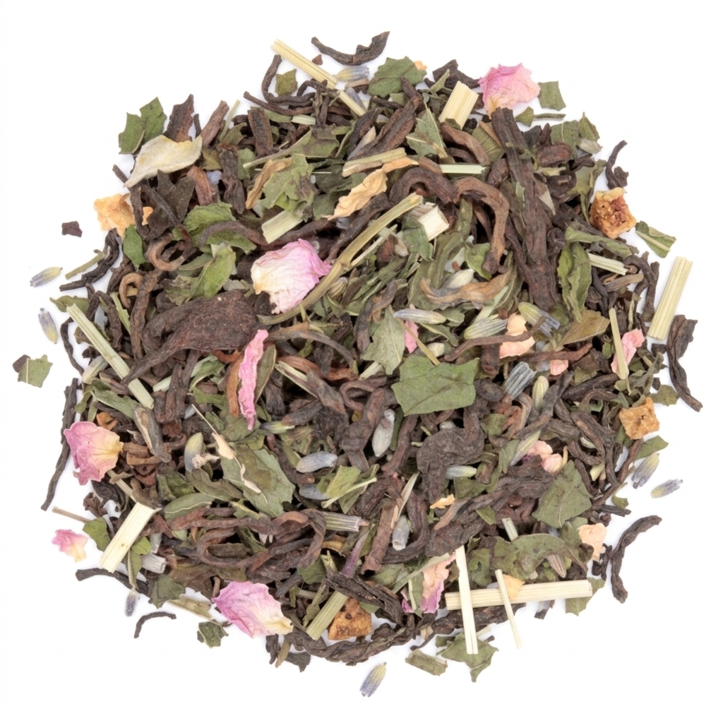 Pu Erh & Menthe - Thé Pu-Erh 100 grammes - Thé en vrac Café du Jour