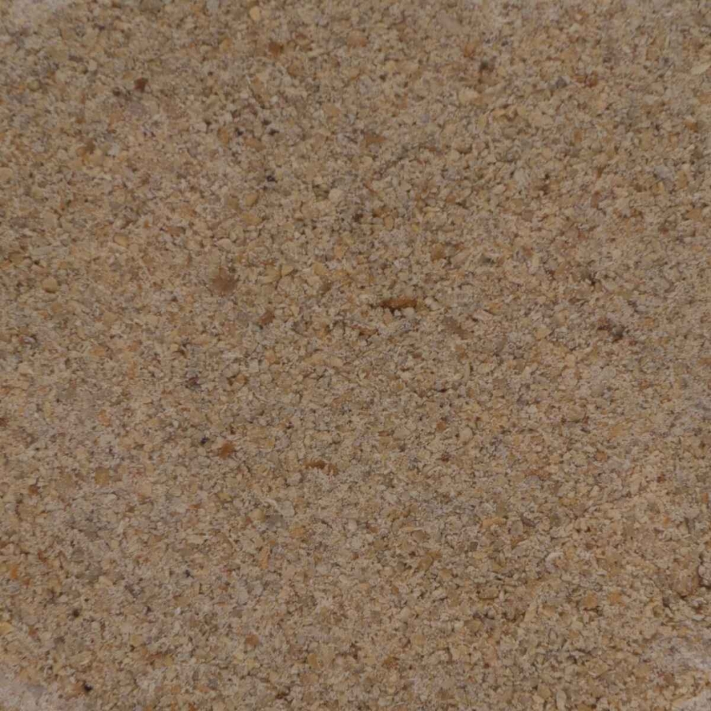 Gros plan de café moulu vert