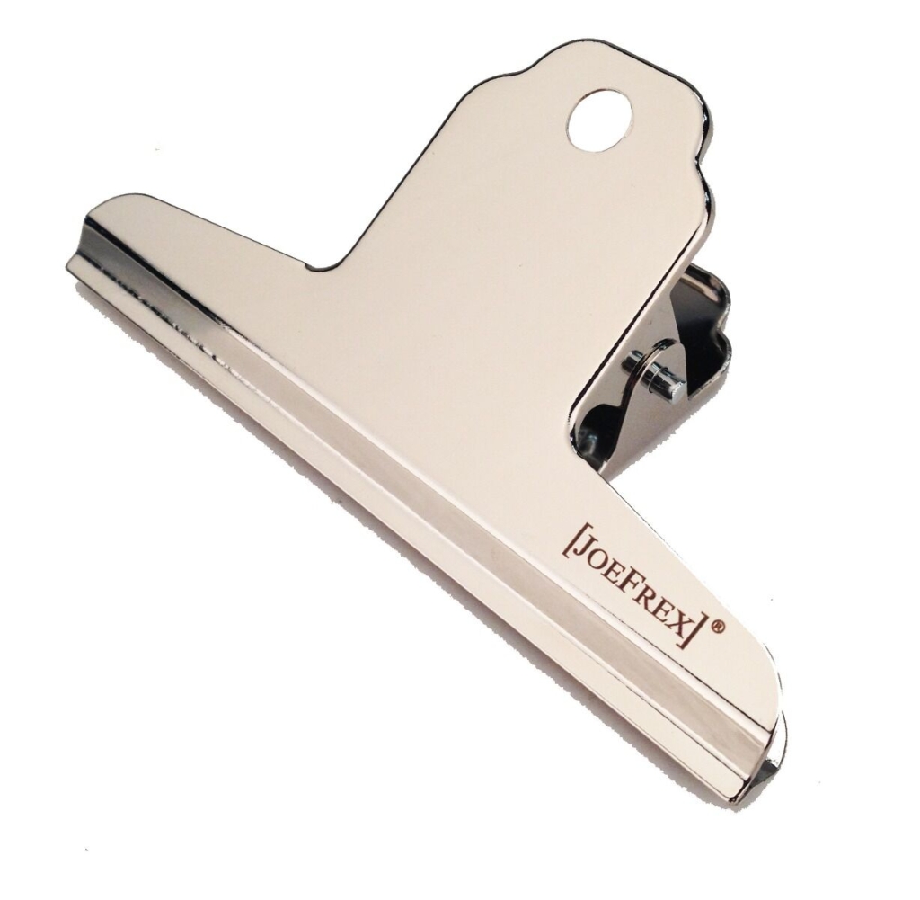 JoeFrex pince de fermeture pour sac de café - clip à café en acier inoxydable - 1 pièce