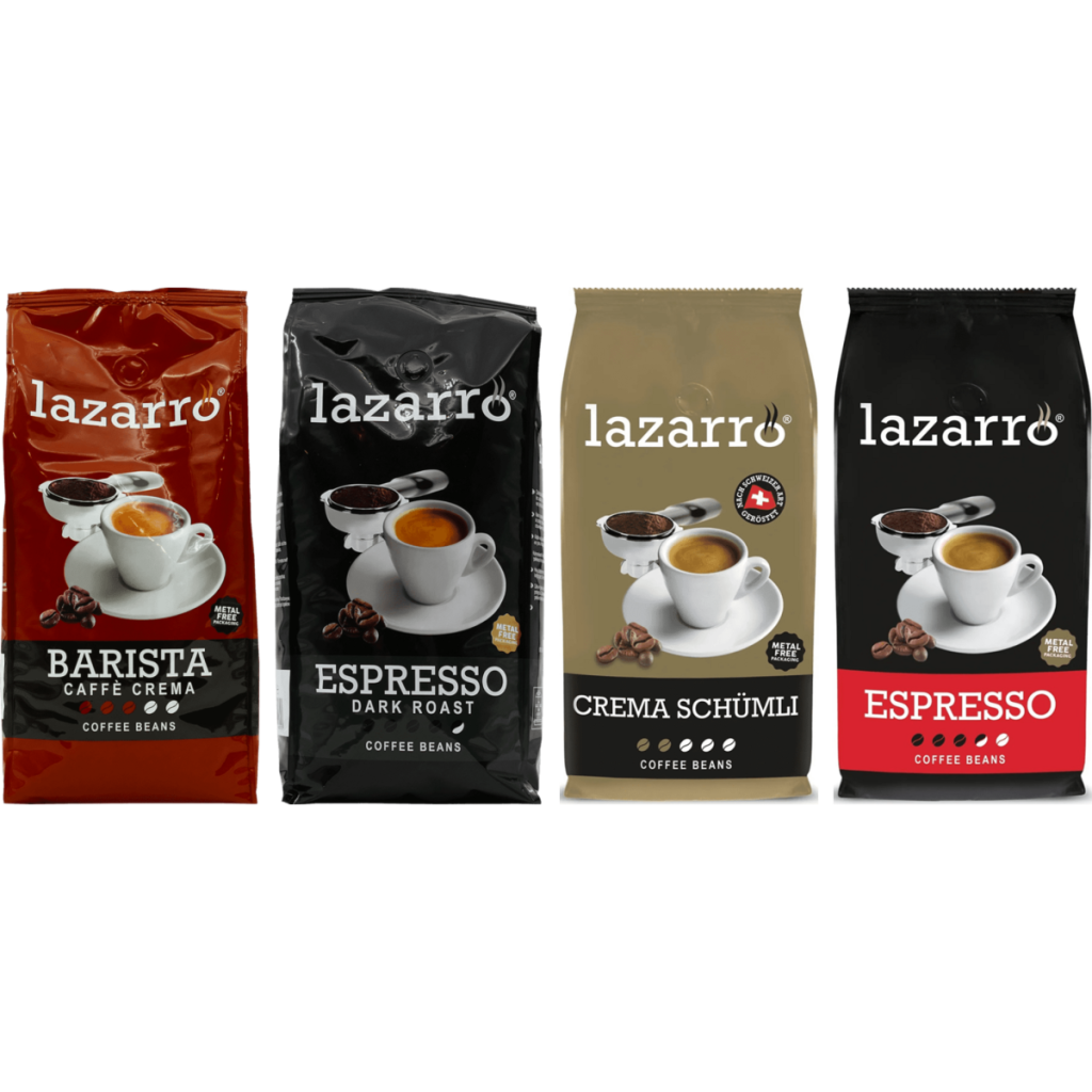 Lazarro Pack Découverte - café en grains - 4 x 1 kilo