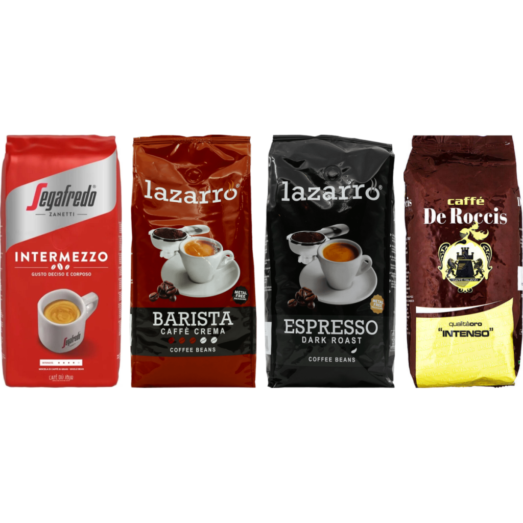 Sélection Espresso Italien - 4 x 1 kilo café en grains