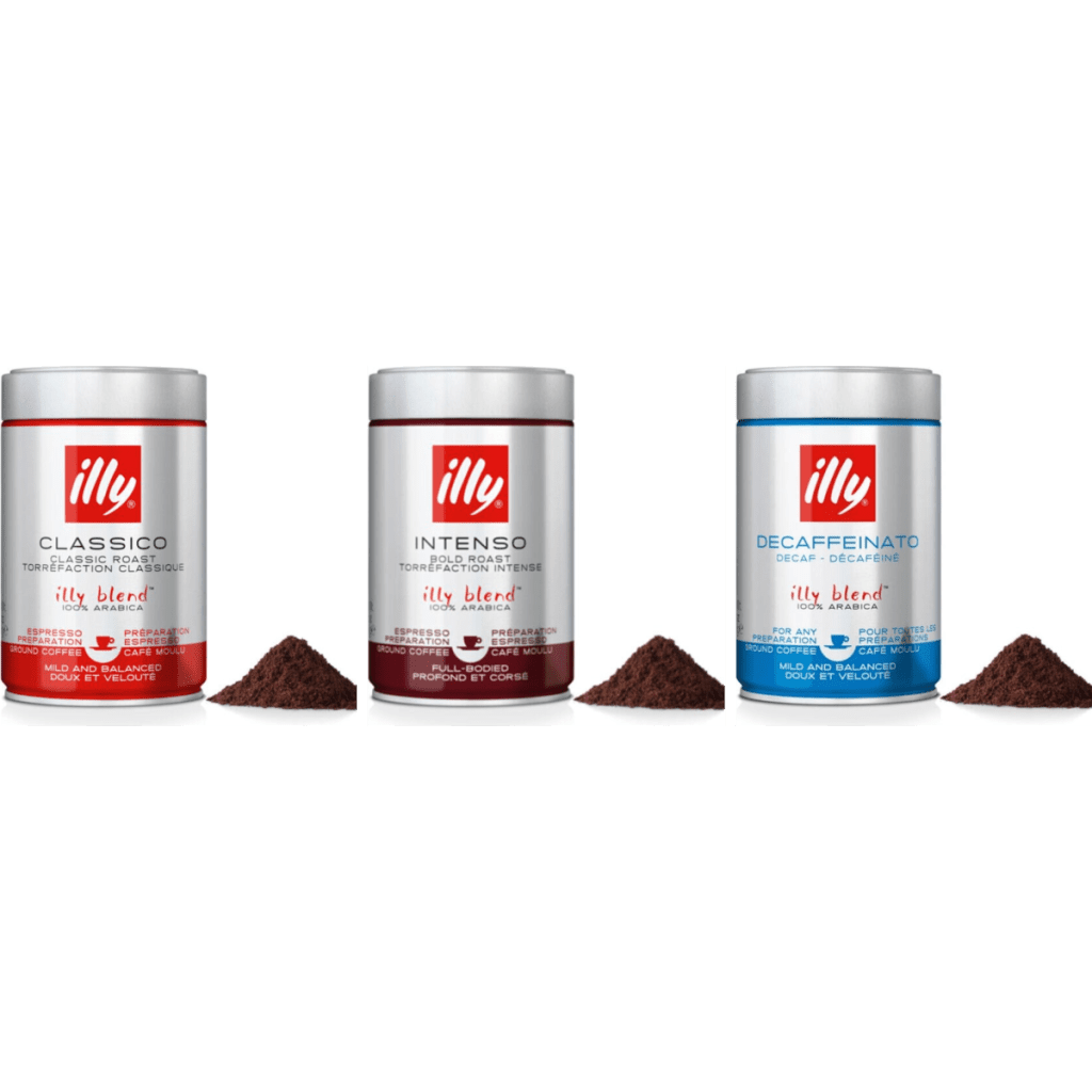 illy Pack Découverte Espresso avec Décaféiné - café moulu - 3 x 250 grammes