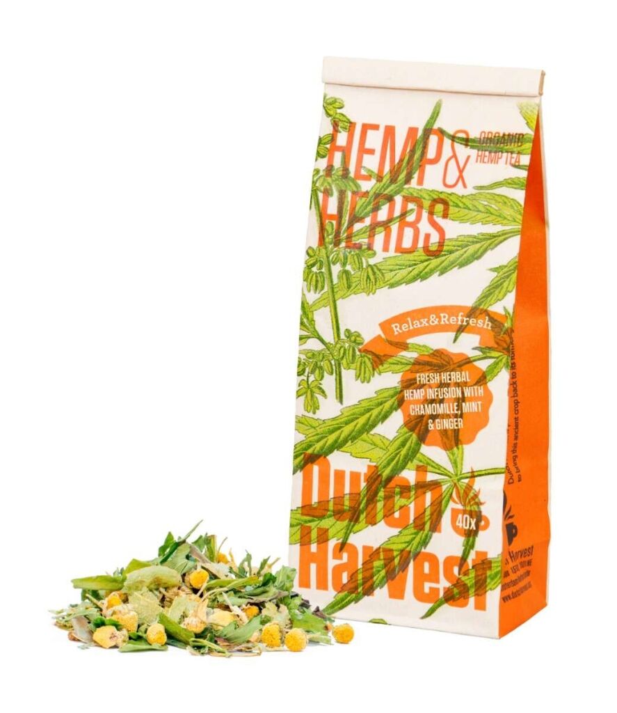 Hemp & Herbs - Mélange de thé à l'Hennep et aux Herbes 40 gram - Dutch Harvest thé en vrac
