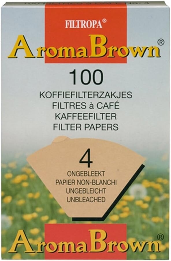 Filtropa Aroma Brown - filtres à café taille 4 - 100 pièces