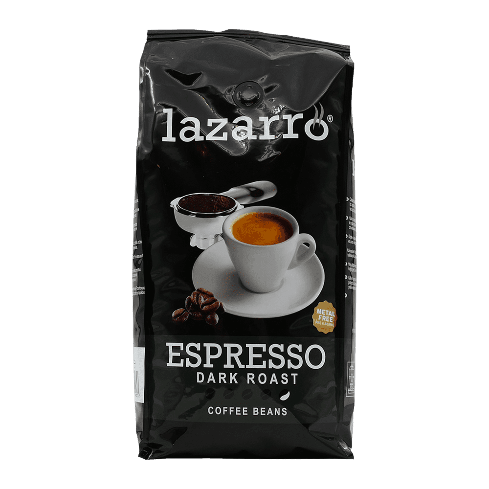 Lazarro espresso dark roast - café en grains - 1 kilo