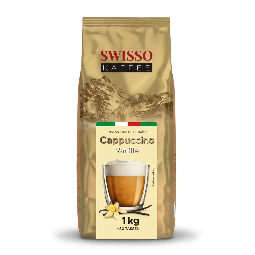Swisso Kaffee Cappuccino Vanille - cappuccino instantané - 1 kg
