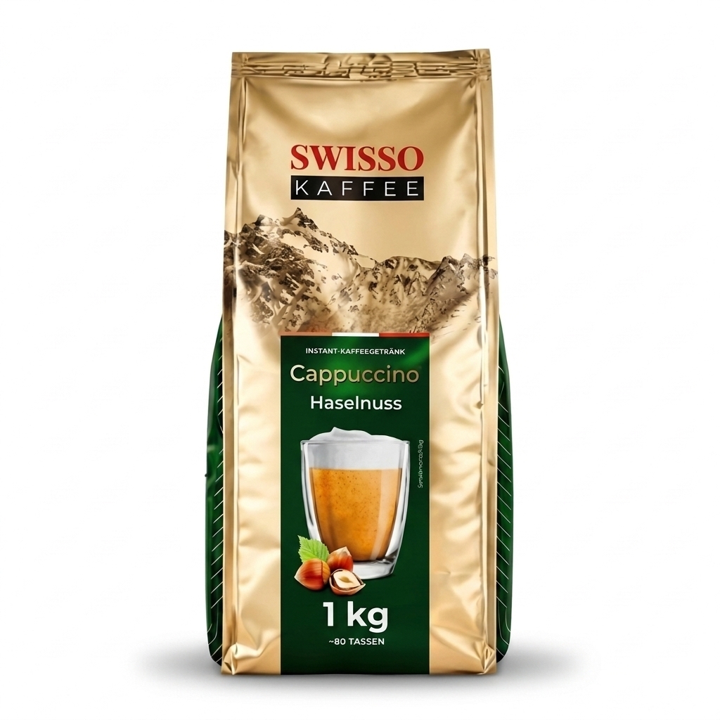 Swisso Kaffee Cappuccino Noisette - cappuccino instantané - 1 kg