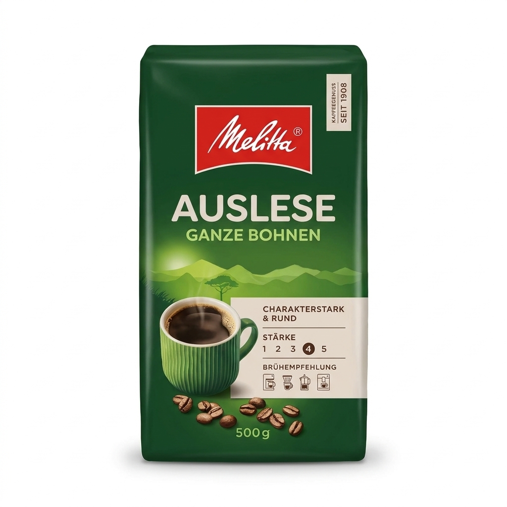 Melitta Auslese - café en grains - 500 grammes