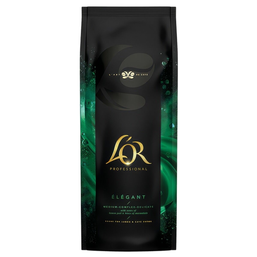 L'OR Espresso Élégance - café en grains - 1 kilo - DDM courte (14/10/2026)