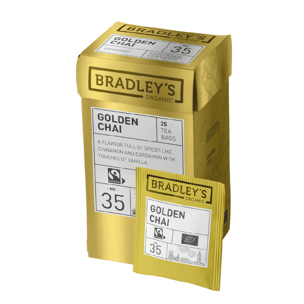 Golden Chai No.35 - Bio & Fairtrade - Bradley's - 25 sachets de thé