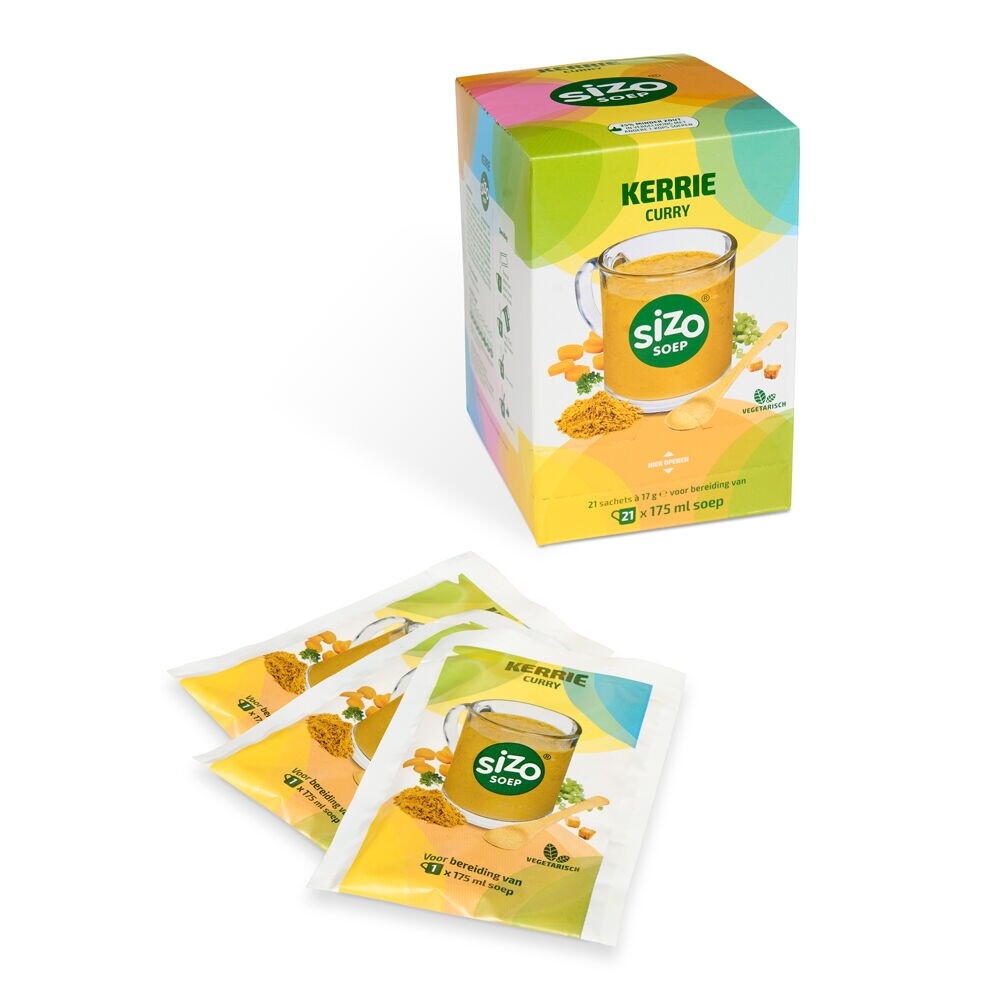 Sizo Soup Curry - soupe instantanée - 21 sachets