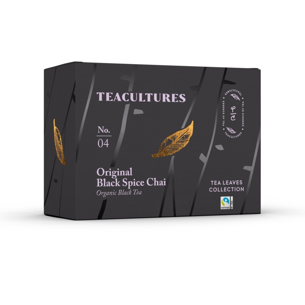 Tea Cultures - Chai épicé noir original - 25 sachets de thé