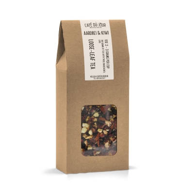 Fraise & Kiwi - Thé aux fruits 100g - Café du Jour thé en vrac