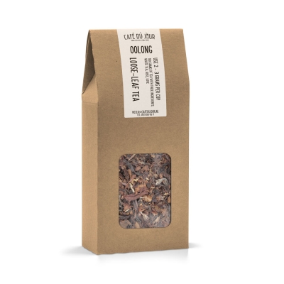 Thé dragon noir de Chine - thé oolong 100 grammes - thé en vrac Café du Jour