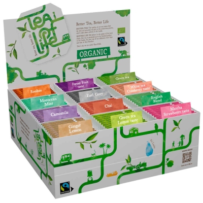 Assorted display - Organic & Fairtrade - Tea of Life - 120 sachets de thé