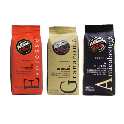 Pack d'échantillons Caffè Vergnano 1882 - Café en grain - 3 x 1 kilo