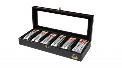 Royal T Tea Box Handmade Black avec 60 bâtonnets de thé
