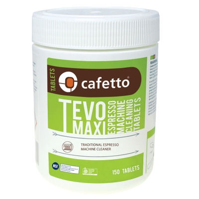 Cafetto Tevo® Maxi - pastilles de nettoyage pour machines à café (2,5 g) - 150 pièces