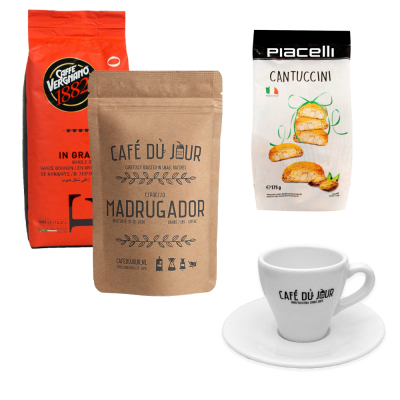 Forfait de démarrage - Espresso quinze minutes - accessoires et 2 kilos de Café en grain