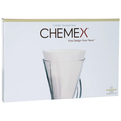 Filtres à café Chemex - FP-2 Collé (non plié) - 100 pièces