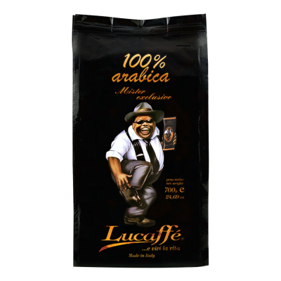 Lucaffé 100% arabica Mister Exclusive - café en grains - 700 grammes