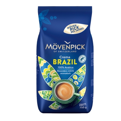 Mövenpick - Café de l'année - Crema Brazil - café en grains - 750g